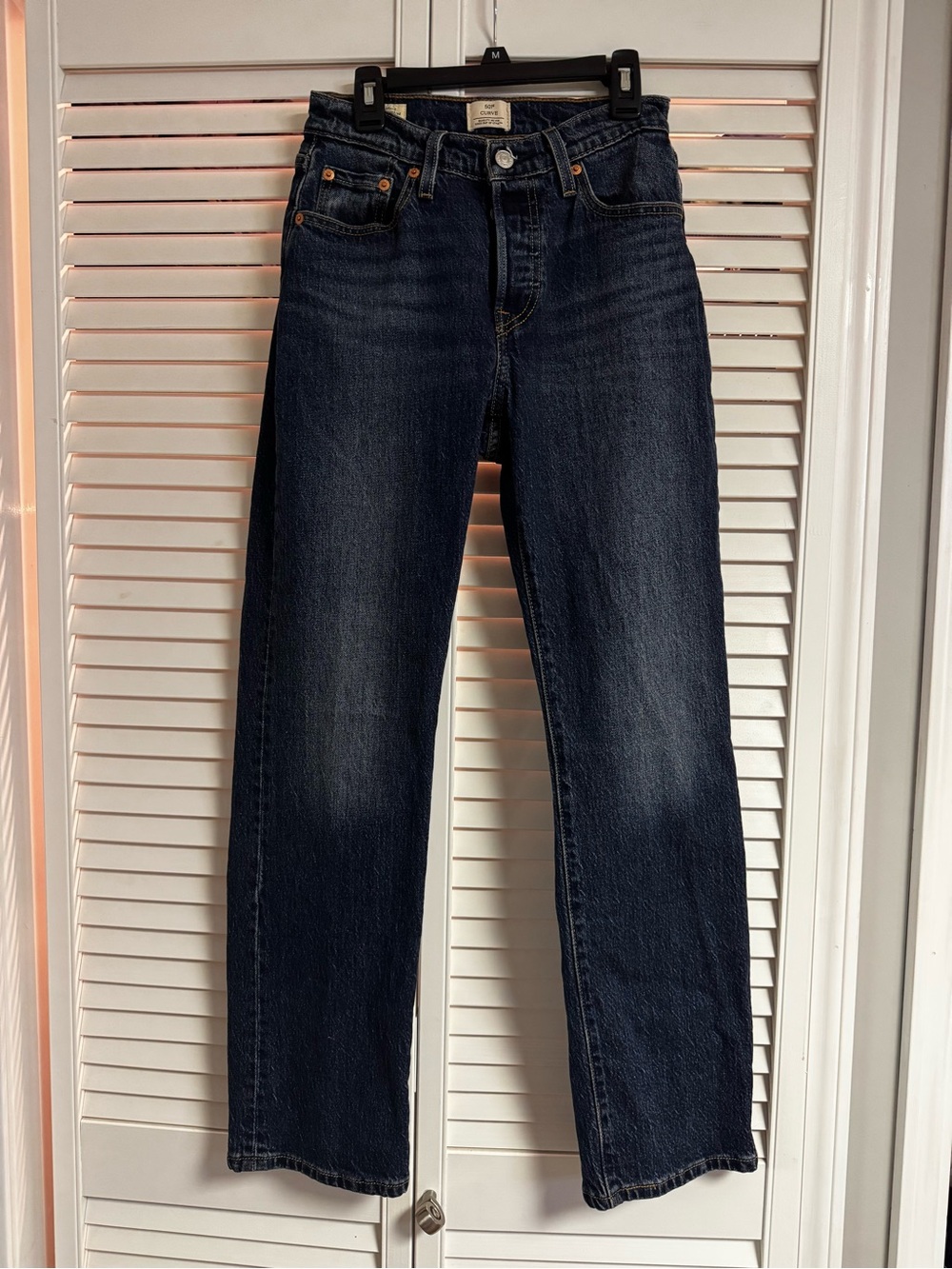 Levi's Dark Blue Women's Straight-Leg Jeans